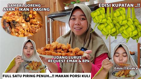 Habis Masak ‼️ Makan Porsi Kuli ‼️ Di Emperan Emak Xl Youtube