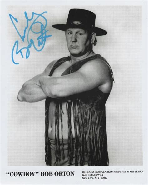 Orton Bob Autographed X Photo Rk Sports Promotions