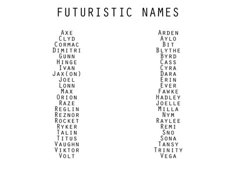 Cool Names For Characters