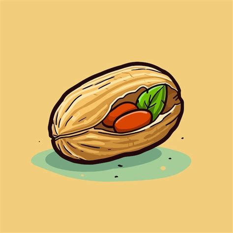 Premium Vector Peanut Vector Illustration