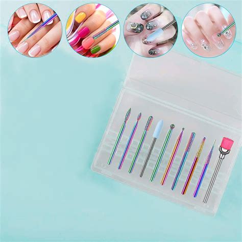 Set De Puntas Manicura Rusa Nail Drill Manicure Bits Set Pk Outlet