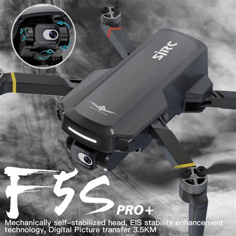 SJRC F5S PRO+ 3.5KM Repeater Digital FPV with 4K EIS HD Camera 2-Axis ...