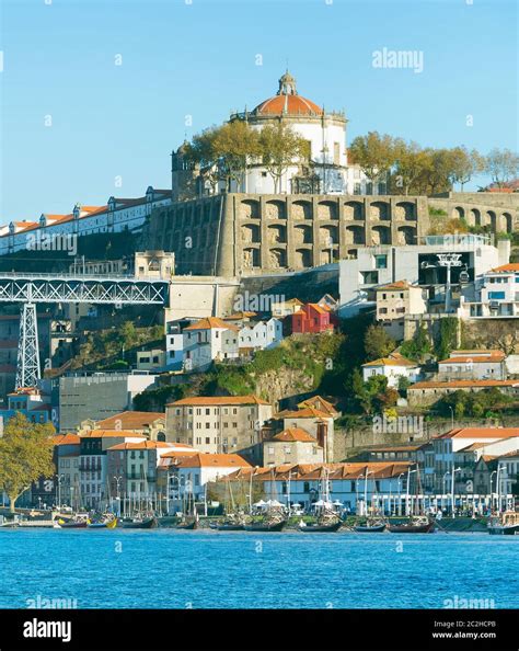 Castle Dom Luiz Bridge Porto Stock Photo Alamy