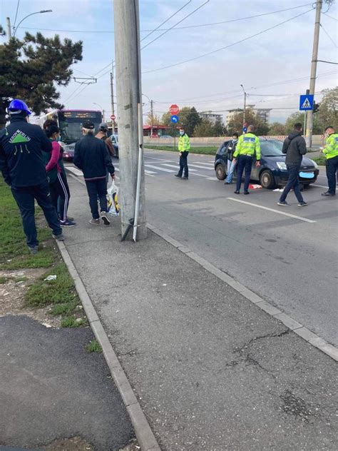 Pieton Lovit Pe Trecere Pe Strada Aurel Vlaicu FOTO