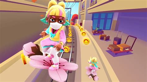 Subway Surfers Theo Yêu Cầu Pink Và Ván Trượt Sakura Vancouver Youtube