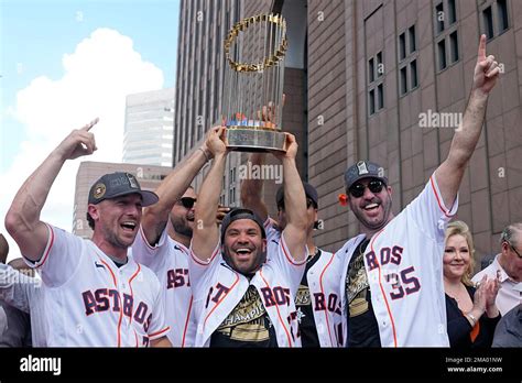 Houston Astros From Left To Right Alex Bergman Jose Altuve Lance