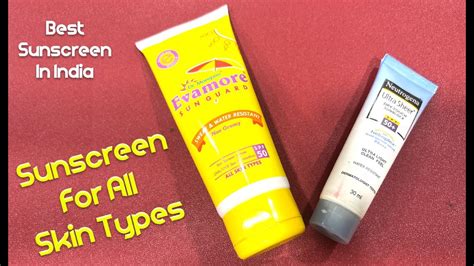 Non Sponsored Best Sunscreen In India Sunscreen For All Skin Types