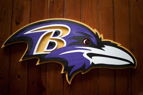 Baltimore Ravens Wood Sign Baltimore Ravens Wooden By Patriotwood