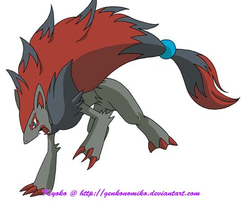 Pokemon: Zoroark by GenkoNoMiko on DeviantArt