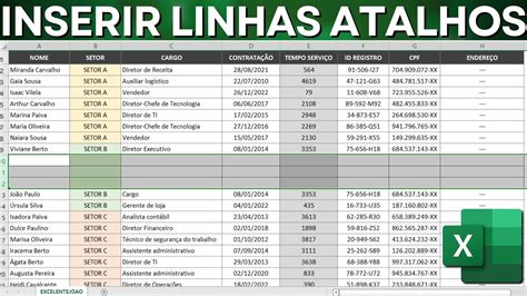 Como Inserir Linha Na Planilha Do Excel Sem Bagun Ar As F Rmulas