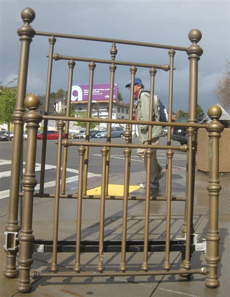 UHURU FURNITURE & COLLECTIBLES: SOLD - Antique Brass Bed Frame - $145