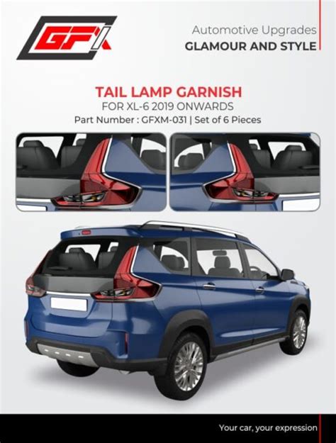 Buy Maruti Suzuki XL6 Tail Lamp Garnish Superfluous Mart