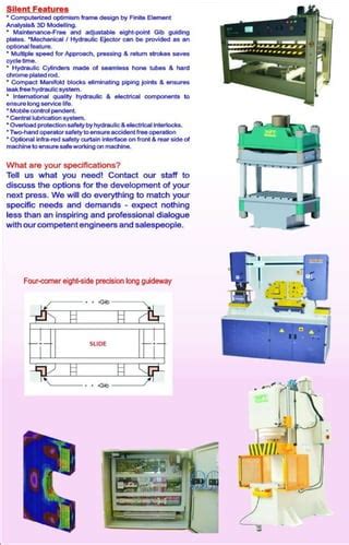 Hydro Power Tech Engineering Rajkot H Frame Hydraulic Presses Pdf