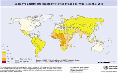 National Infant Mortality Map: Country-wise distribution of national... | Download Scientific ...