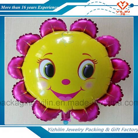 Wholesale Factory Price Foil Smile Sun Shape Balloon For Party China