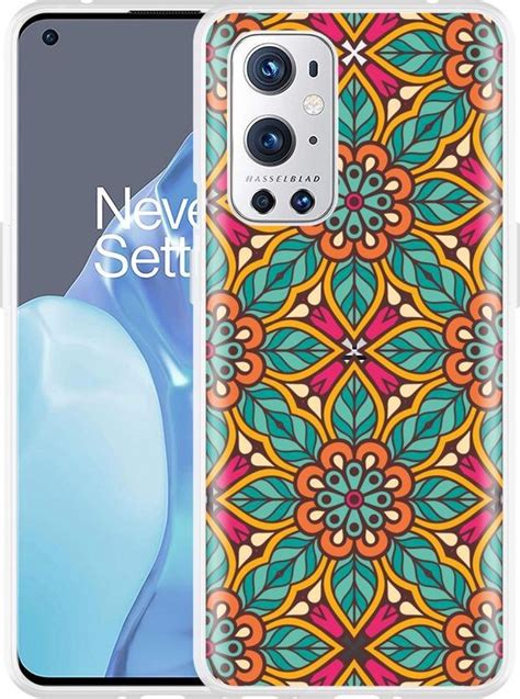 OnePlus 9 Pro Hoesje Flora Mandala Designed By Cazy Bol