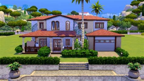 Mediterranean Builds For The Sims 4