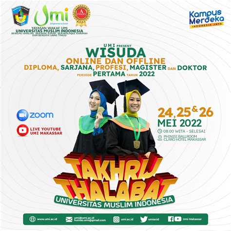 Informasi Wisuda Periode 1 Tahun 2022 Official Website