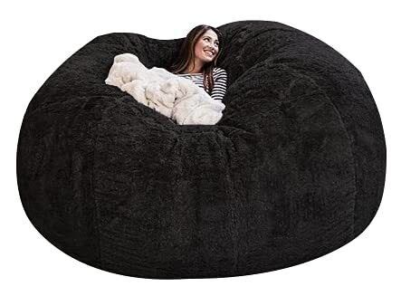 Ft Giant Fur Bean Bag Chair For Adult Living Room Furniture Big Ft