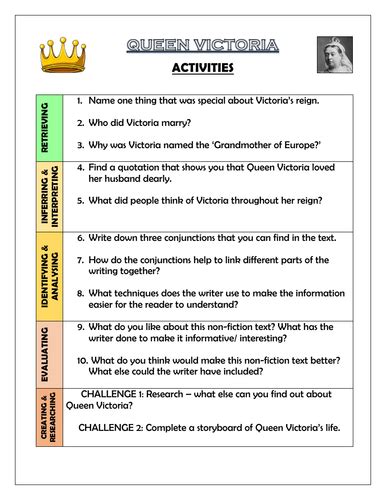 Victorians Non Fiction Guided Reading Texts And Activities Teaching