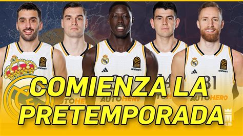 PLANTILLA REAL MADRID BALONCESTO 2023 2024 PRETEMPORADA YouTube