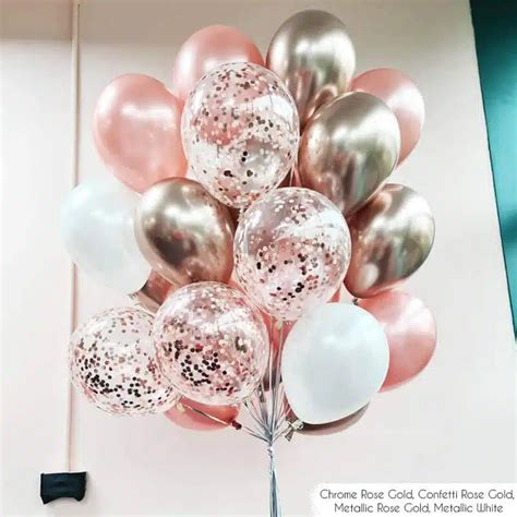 Rose Gold Birthday Balloon Bouquet Clearance Wholesale