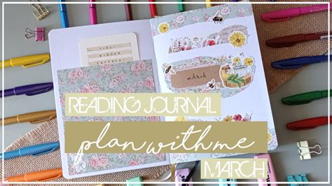 Reading Journal March Plan With Me YouTube