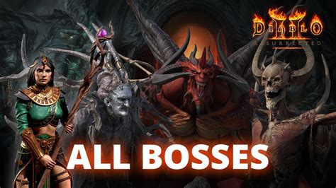 💀all Bosses Diablo 2 Resurrected Sorceress Normal Difficulty