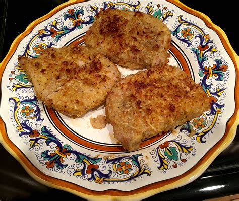 Baked Parmesan Crusted Pork Chops With Mayo