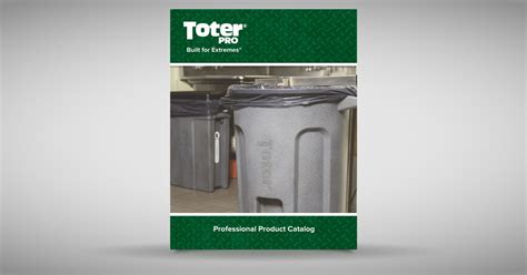 Toter Pro Professional Product Catalog