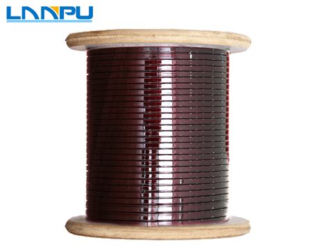 Enameled Flat Rectangular Copper Wire Copper Magnet Wire Flat Copper