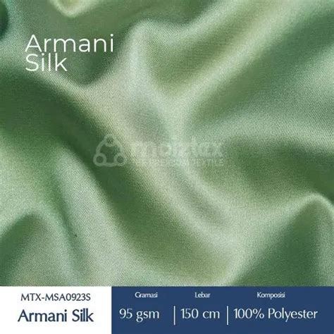 Jual Bahan Kain Armani Silk Premium Moiztex