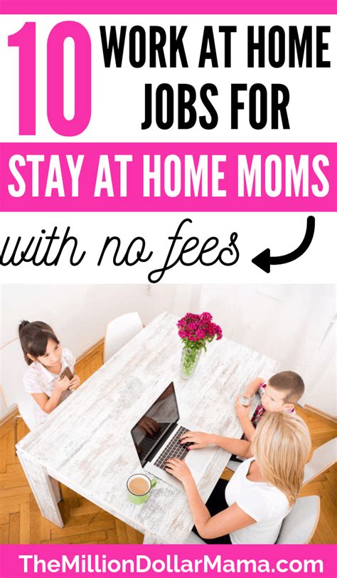 Legitimate Work At Home Jobs For Moms With No Fees Yes They Exist