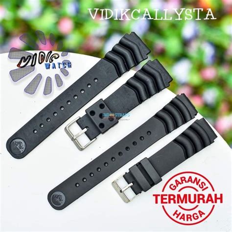 Jual TALI JAM TANGAN SEIKO STRAP SEIKO RUBBER DIVER DIVERS 20MM 22MM