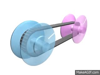 3D animation of CVT Transmission on Make a GIF