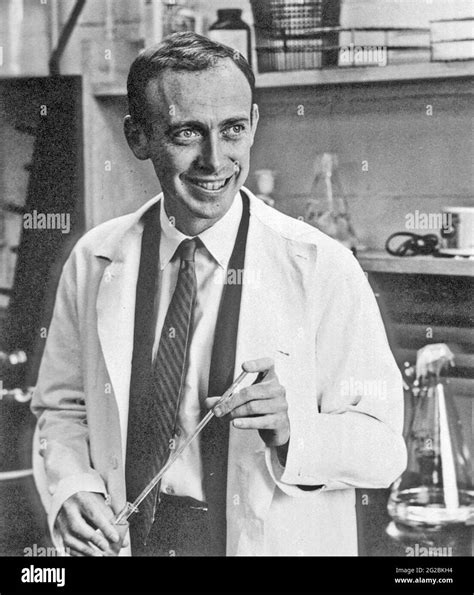 James watson and francis crick dna Black and White Stock Photos ...