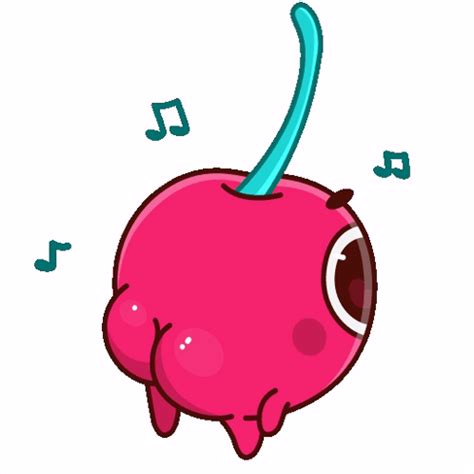 Hot Cherry Twerking Sticker Hot Cherry Twerking Cute Discover Share GIFs