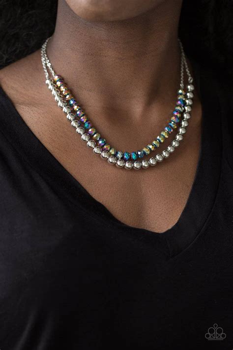 Color Of The Day Rainbow Bead Necklace Paparazzi Accessories Glamarous Titi Jewels