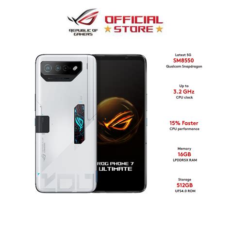 Asus Rog Phone 7 Ultimate Ip54 16 512gb Android 13 5g Dual Sim Gaming