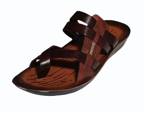 Rexine Brown Plain Slip On Men PU Slippers Casual Wear At Rs 155 Pair