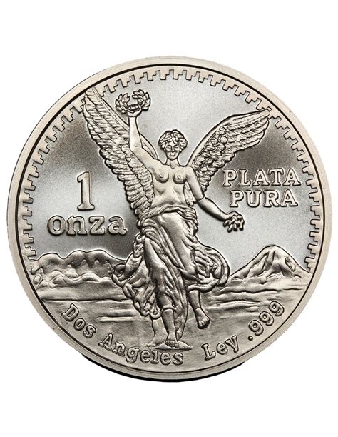 DOS ANGELES Libertad Tributo 1 Oz Moneda Plata México 2023