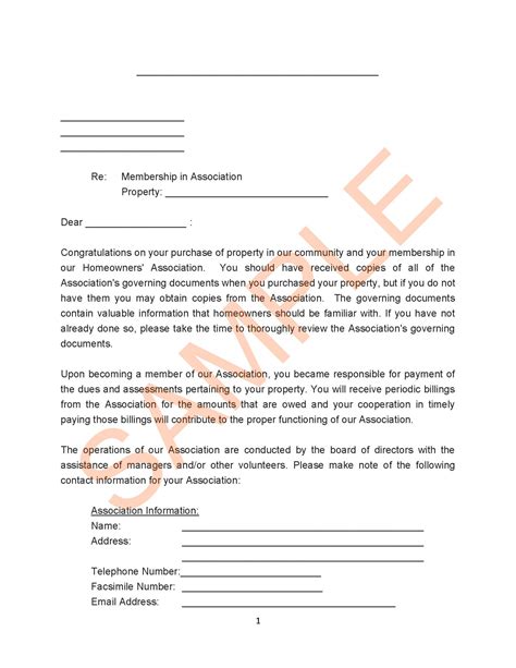 Editable Homeowners Association Dues Invoice Template Doc Sample