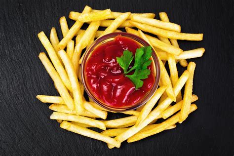 French Fries with Ketchup 4420465 Stock Photo at Vecteezy