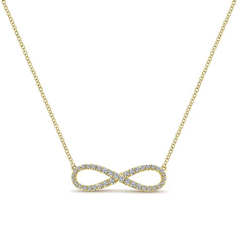 14k Yellow Gold Diamond Arrow Necklace