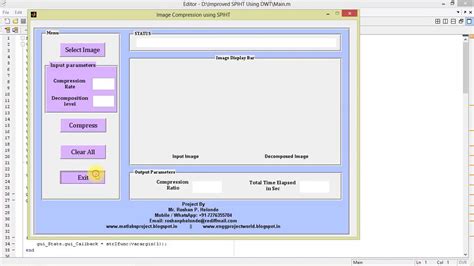 Image Compression SPIHT And DWT Matlab Project With Source Code YouTube