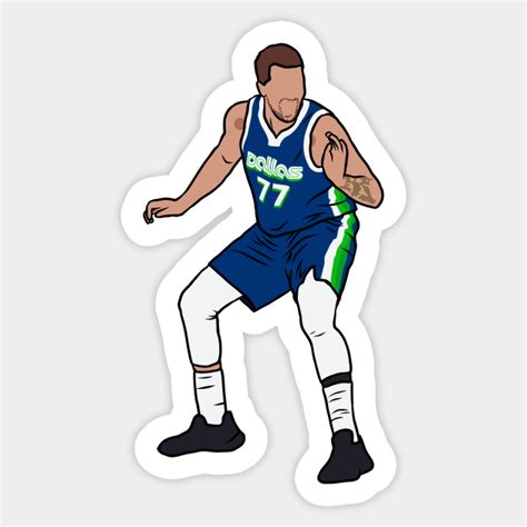 Luka Doncic Funny Celebration - Luka Doncic - Sticker | TeePublic