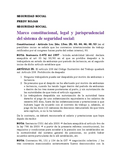 Apuntes Seguridad Social 4gu Pdf Derecho Laboral Pensión