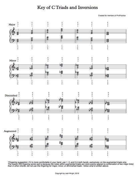 Triads and 7th Chords Sheet Music