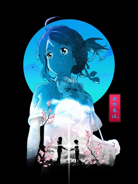 Poster Affiche Mitsuha Miyamizu Your Name Cadeaux Et Merch Europosters