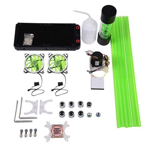 Water Cooling Kit Diy Pc Water Cooling Kit Pc Mm Heat Sink Cpu Led